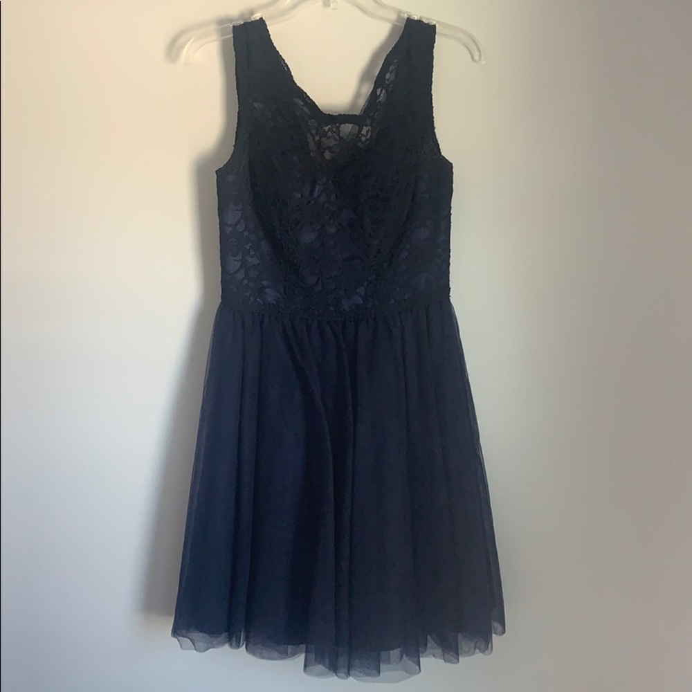 Navy blue dress